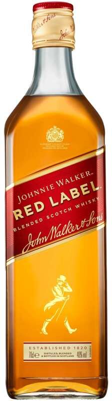 Johnnie Walker Red Label Whisky - 70 cl - Origen: Inglaterra