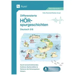 Differenzierte Hörspurgeschichten Deutsch 5/6, Schulbücher von Felix Reichel, Stefan Gnad