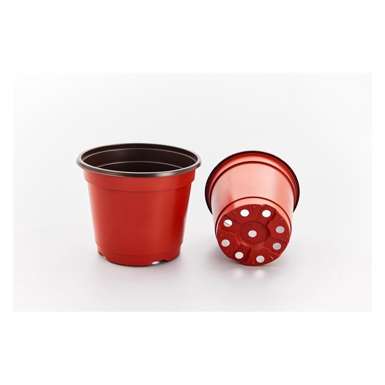 Garden Center Flowerpot BN130, plastic, Ø 13 cm, brown (13 x 11.50 cm) (60389795)
