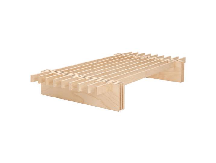 Tojo Futonbett, Buche, Holz, Buche, Schichtholz, 118x205 cm, in verschiedenen Größen erhältlich, Schlafzimmer, Betten, Futonbetten