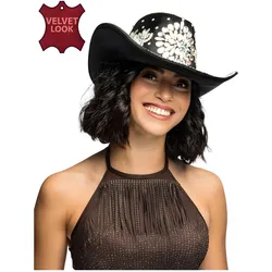 Boland Cowboyhut Johnny Jewel schwarz
