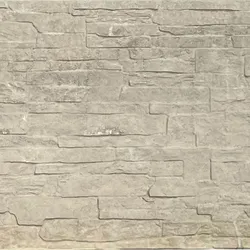 Beckers Betonzaun Standard Motiv Rockstone grau Steinoptik