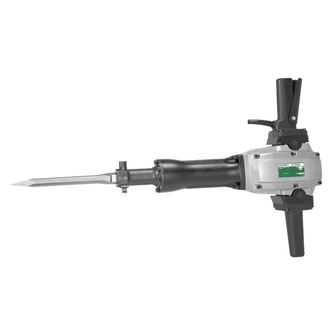 Hikoki H70SA Abbruchhammer 30mm Sechskant 1240 Watt (Netzbetrieb, Abbruchhammer, Meisselhammer) (H70SALAZ)