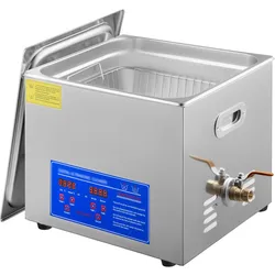 VEVOR 15L Ultraschallreinigungsgerät mit Heizung 360W Ultraschallreiniger aus Edelstahl Ultraschallbad Ultraschall Reinigungsgerät für Brillen Schmuck Zahnprothesen Münzen usw.
