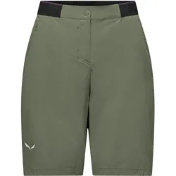 Salewa, Damen, Outdoorhose, Pedroc 2 DST Short W - Leichte, Windabweisende SoftshellShort für Damen (44, 50, XXL), Grün