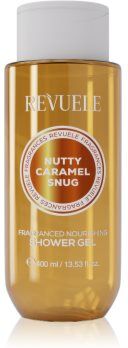 Revuele Nutty Caramel Snug Fragranced Nourishing Shower Gel gel de duche perfumado com efeito nutritivo para mulheres 400 ml. Nutty Caramel Snug Fragranced Nourishing Shower Gel