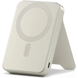 Satechi OntheGo Magnetic Qi2 Powerbank Stand 10000 mAh Black (10000 mAh, 15 W), Powerbank, Schwarz