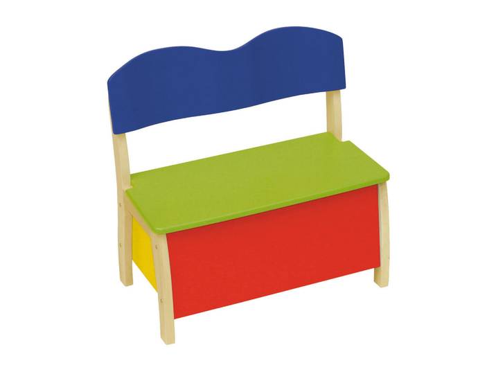 Roba Kindertruhenbank, Mehrfarbig, Holzwerkstoff, 61.5x61.5x33.5 cm, Baby- und Kindermöbel, Kinderzimmer & Jugendzimmer, Kindersitzgruppe