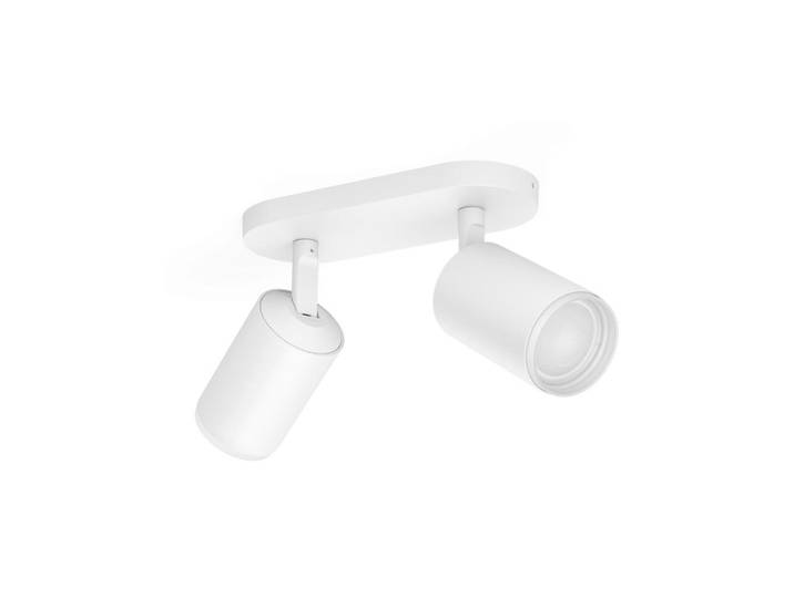 Philips HUE Led-Spotkopf, Weiss, Metall, 8x15.3x19.5 cm, Lampen & Leuchten, Innenbeleuchtung, Spots & Strahler, Deckenspots