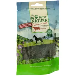 Best Nature Premium Snack für Hunde, 80 g - Häppchen Rind
