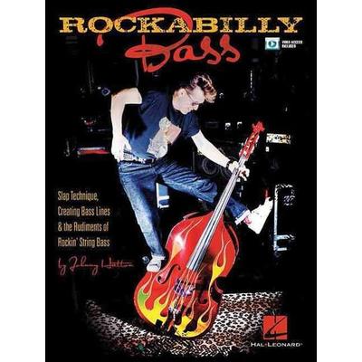 Rockabilly Bass Instruction Book for Upright Bass Players by Johnny Hatton Sheet Music and Video Lessons for Slap Technique Bass Lines and Rockabilly