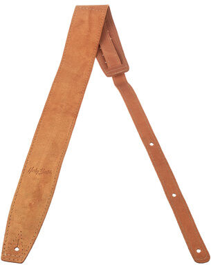 Harley Benton Guitar Strap Suede Brown Braun