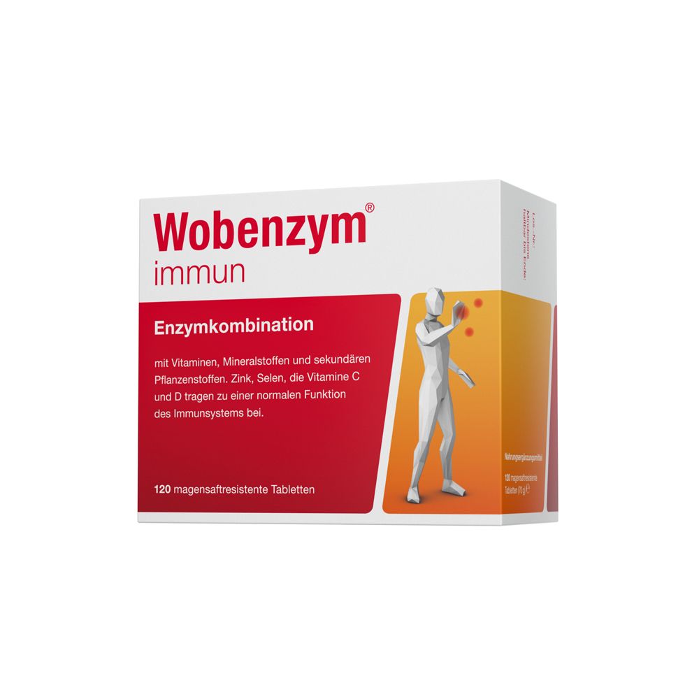 Wobenzym immun magensaftresistente Tabletten 120 St magensaftresistent