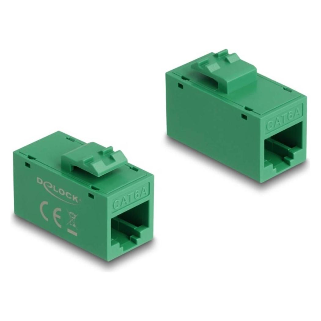 Delock Keystone Modul RJ45 Buchse zu RJ45 Buchse Cat.6A UTP (Keystone Modul) (90640)