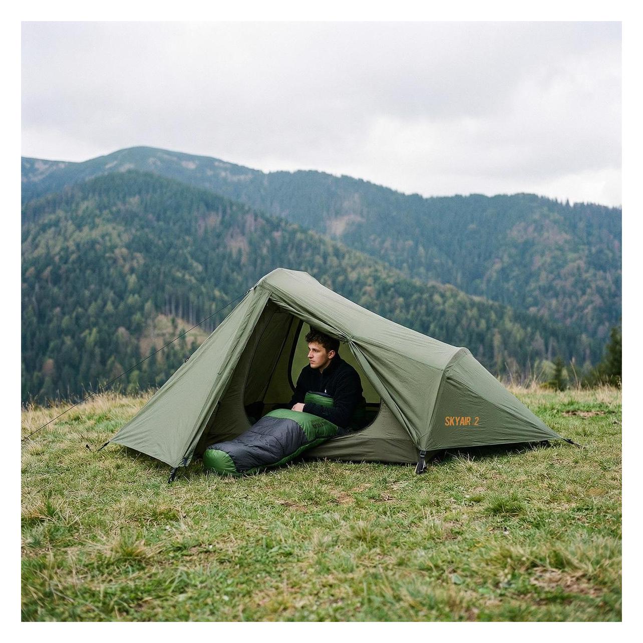 Nils Extreme NC1705 ŚPIWÓR ULTRA LIGHT CZARNO-ZIELONY CAMP (68222189)