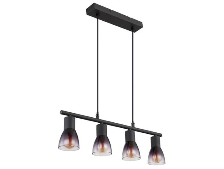 GLOBO Pendelleuchte Hängeleuchte Deckenleuchte Deckenlampe Esszimmerleuchte Schwarz