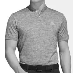 adidas Golf Herren Polo Tex Stripe grau