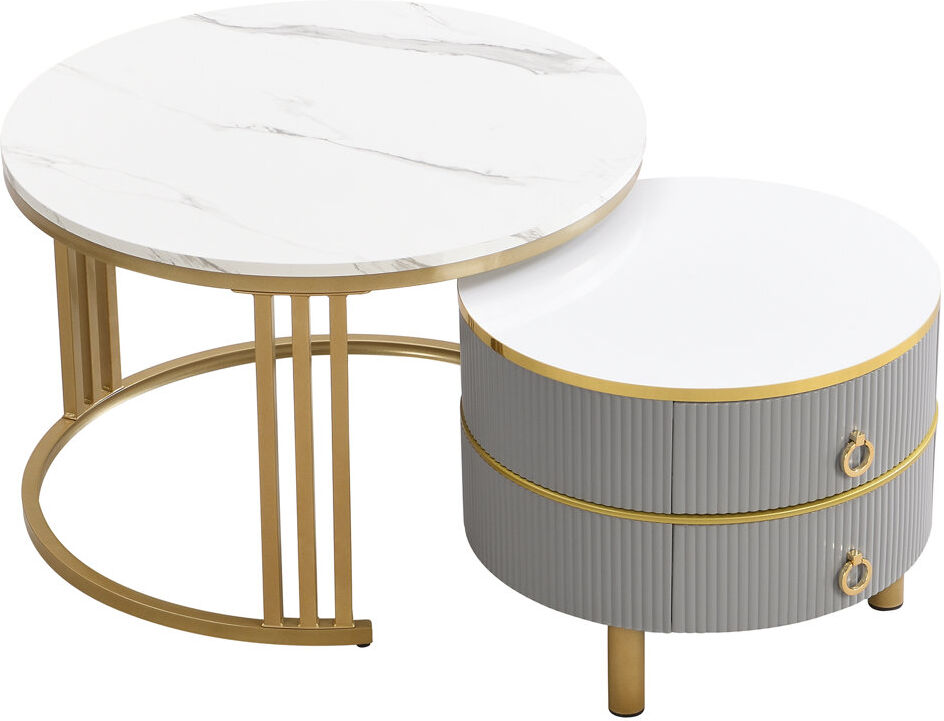 Fairmont Park Alexine 2 - Piece Living Room Table Set Grey
