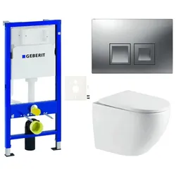 Geberit Wand-WC-Set für Trockenbau/Vorwandmontage SIKOGESTOR67D35