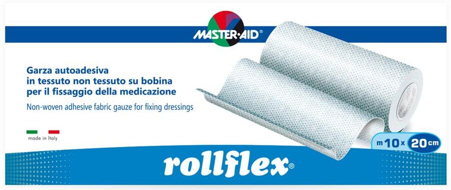PIETRASANTA PHARMA SpA Master-Aid Rollflex Cerotto Garza Autoadesiva, 20 cm x 10 m