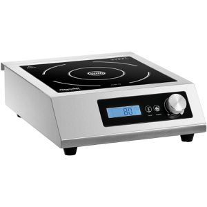 Bartscher Kochplatte IK 35NG-1TCKS, 105604, Induktions-Einzelkochplatte, silber, 3500 Watt