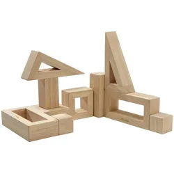 Plantoys Ausgehöhlte Holzbausteine