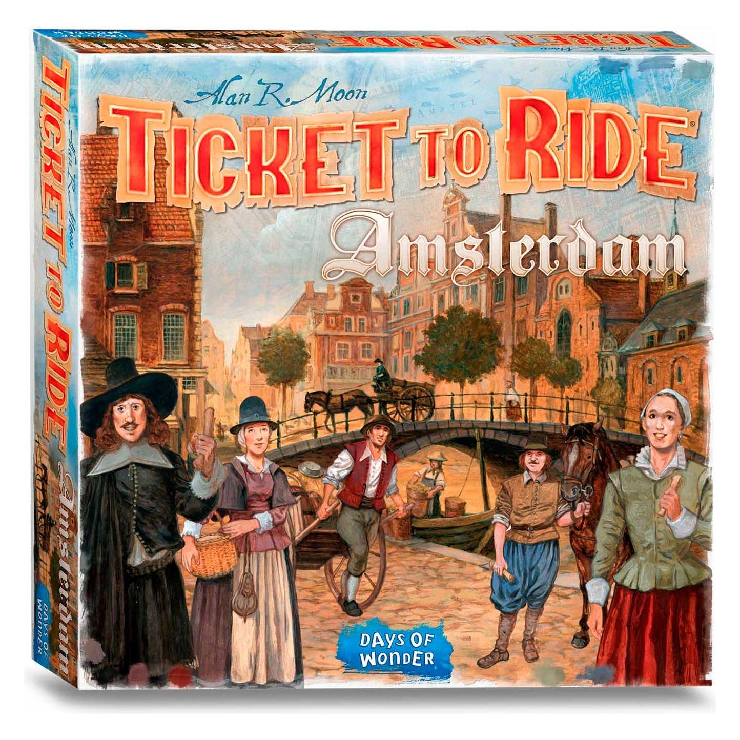 Asmodée Ticket to ride Amsterdam (2 - 5 Spieler) (824968205631)