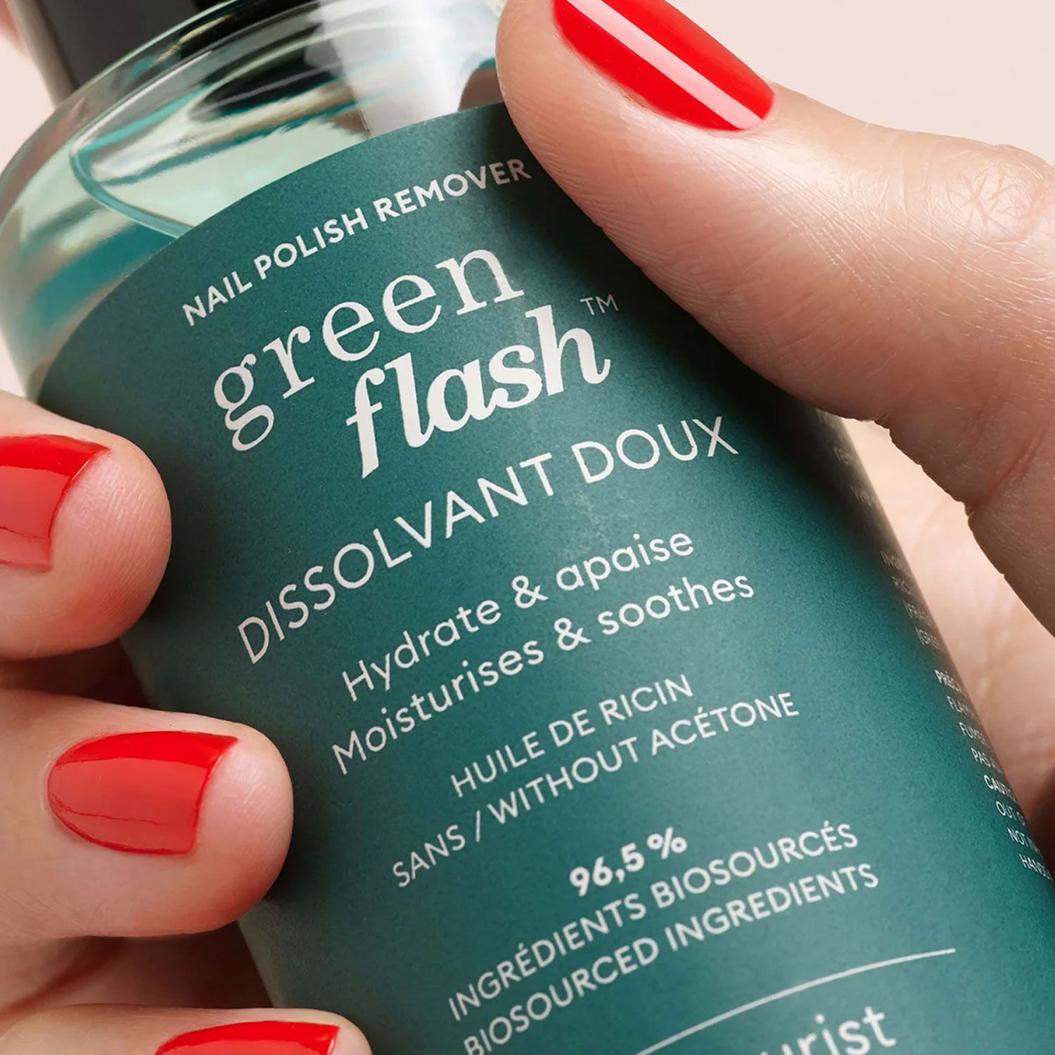MANUCURIST Green Flash Led Nail Polish Remover 100ml