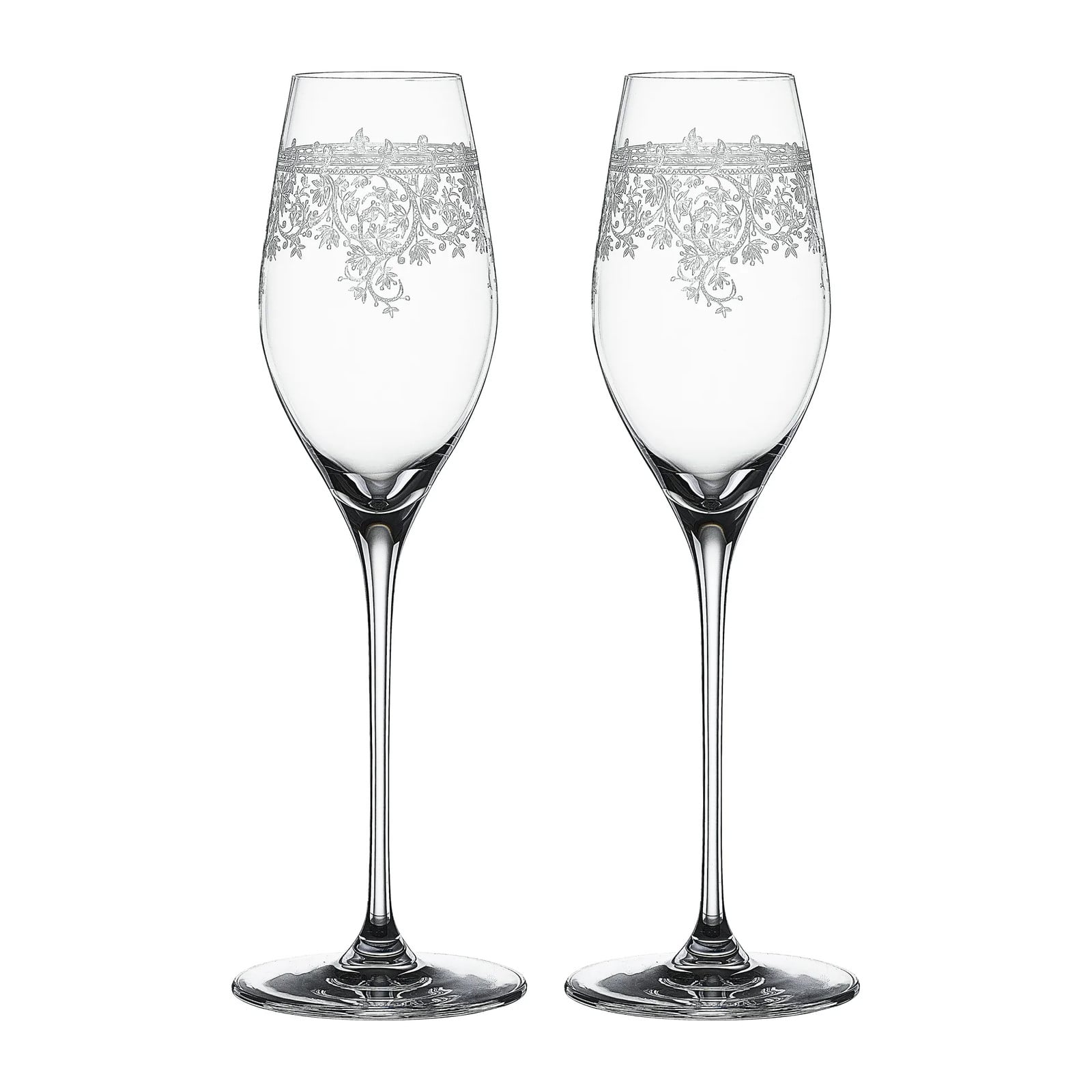 Spiegelau Arabesque champagneglas 30 cl 2-pack Transparant