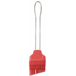 RBV BIRKMANN Birkmann Silikonpinsel Colour Splash, groß, Backpinsel, Silikonkopf mit Edelstahlgriff, Rot, 4 cm, 421851