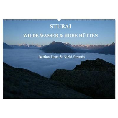 STUBAI - Wilde Wasser & Hohe Höhen (Wandkalender 2027 DIN A2 quer), CALVENDO Monatskalender