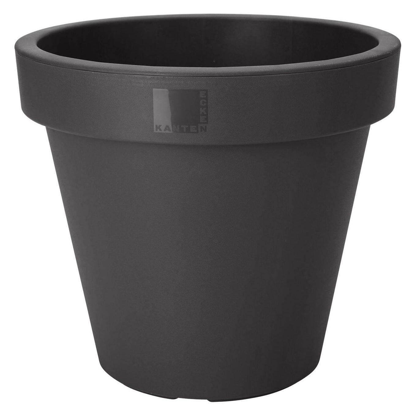 E&K Blumentopf Anthrazit EK Rund 30X26Cm (30 x 26 cm) (deal-179079889)