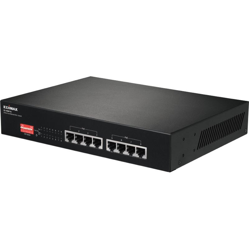 Edimax Switch 8x FE ES-1008P V2 (8xPOE)