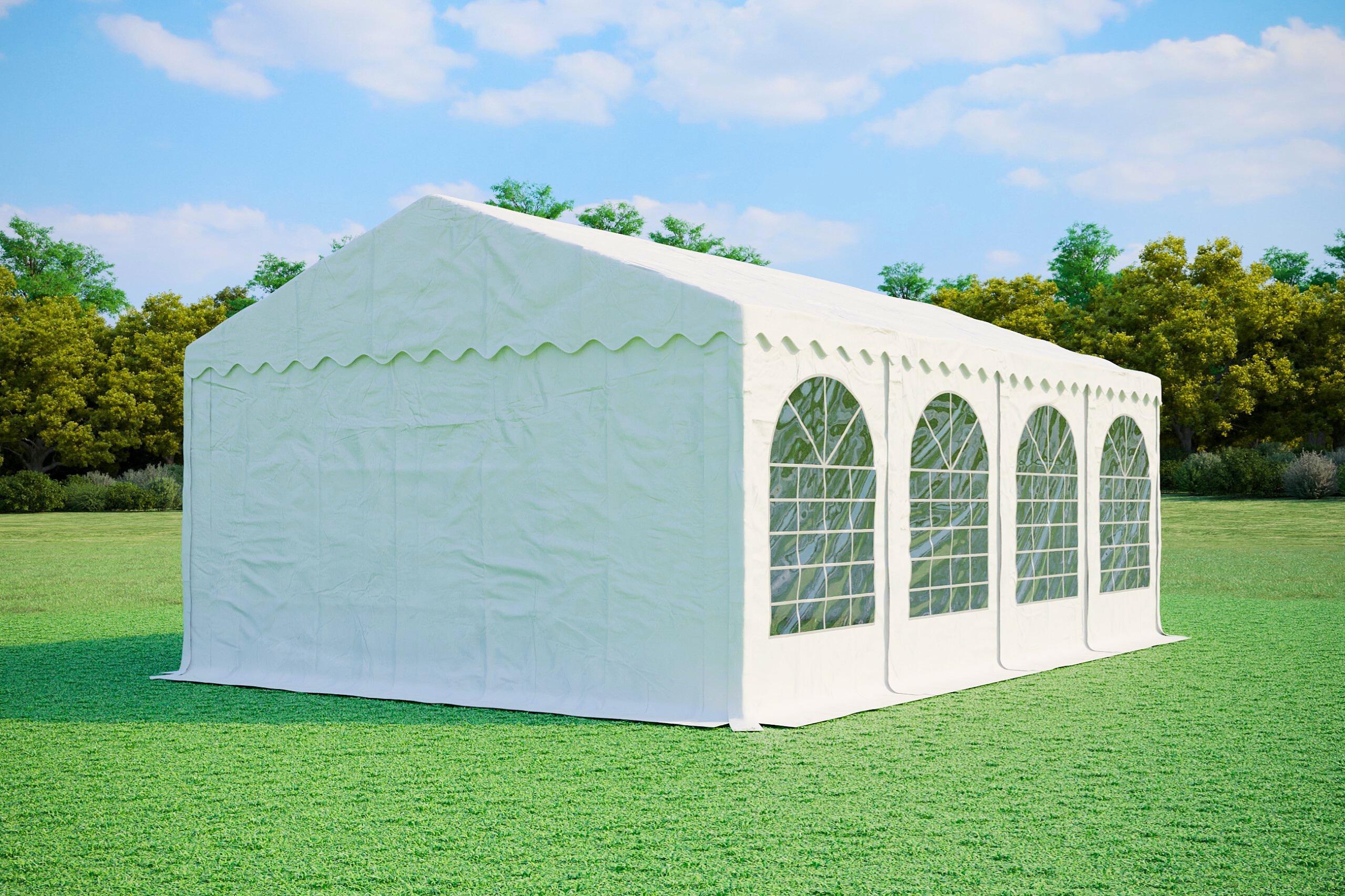 Partyzelt 5x8m Professional Plus - Weiß