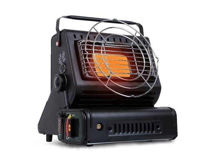 Chauffage au gaz portable pour touristes, chauffage de camping, four à gaz pour la cuisine, 1300W
