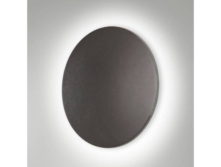 Fabas Luce Wandaußenleuchte Zon - Dunkelgrau , 24 Clean, Minima