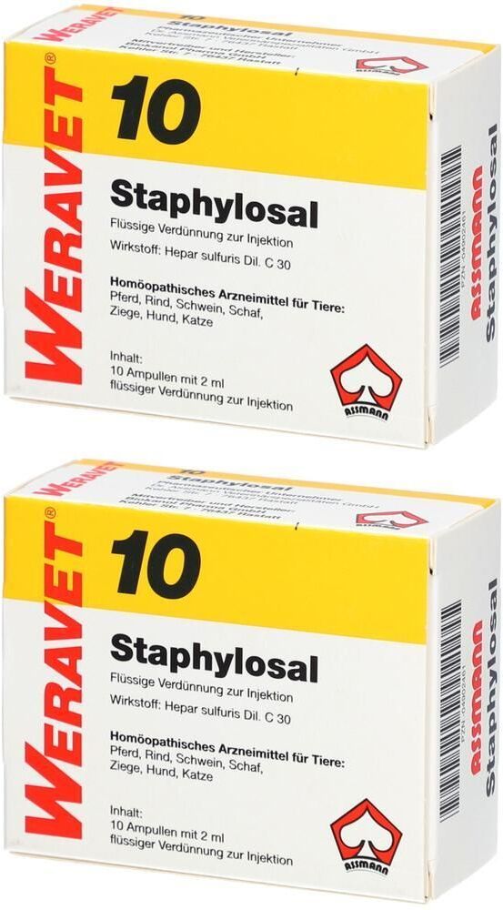 WERAVET Staphylosal 10 Ampullen vet. 2x 2x10x2 ml