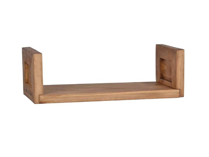 MiaMöbel Mexico Wandregal 100cm Massivholz Pinie Landhaus Mexiko Möbel Mexikanisch
