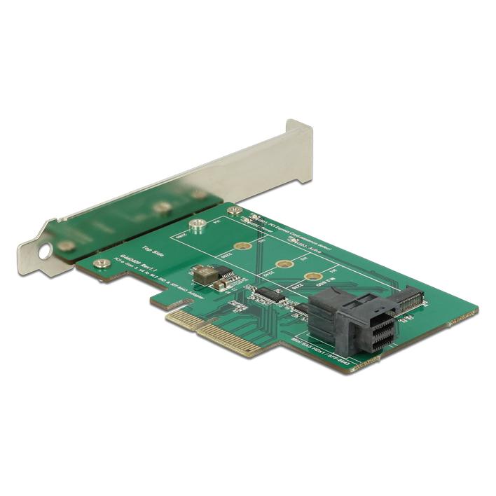 Delock PCI-Express-x4 Kontroller,Low Profil (89517)