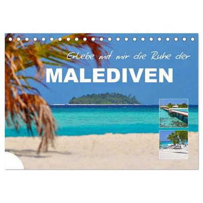 Erlebe mit mir die Ruhe der Malediven (Tischkalender 2027 DIN A5 quer), CALVENDO Monatskalender
