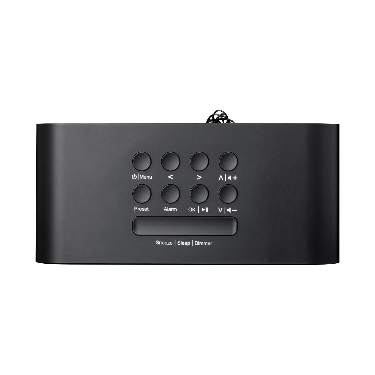 Lenco Internet Radio Stereo DIR-121BK schwarz, DAB, FM, BT (DAB+, FM, Internetradio, Bluetooth, WLAN) (DIR-121BK)