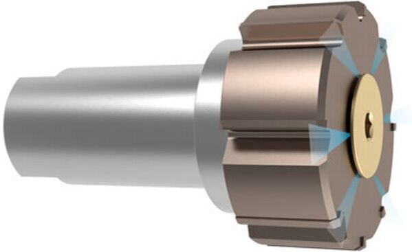 Gühring Maschinen-Reibahle HR 500 GT D 52mm H7 HM TiAlN-D (1039 52.000)