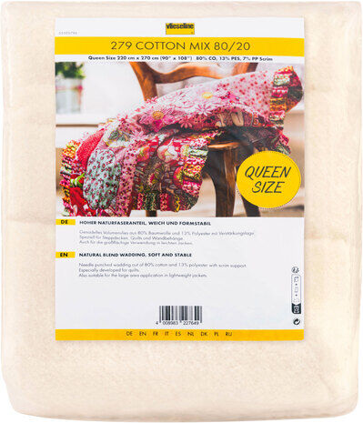 Vlieseline ® Volumenvlies 279 Cotton Mix, natur, 170 g/m², 220 x 270 cm