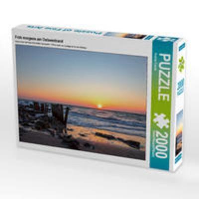 CALVENDO Puzzle Früh morgens am Ostseestrand 2000 Teile Puzzle quer | 2000 Teile Lege-Größe 90 × 67 cm Foto-Puzzle für glückliche Stunden