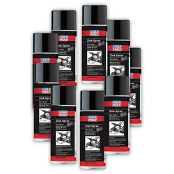 9x Rostschutz LIQUI MOLY 1540 Zinkspray Grundierung Zink-Spray Lackierung 400ml