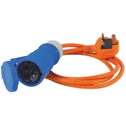 As - Schwabe, Stromadapter, CEE Adapterleitung British Standard BS1363 (Typ G, BS 1363)