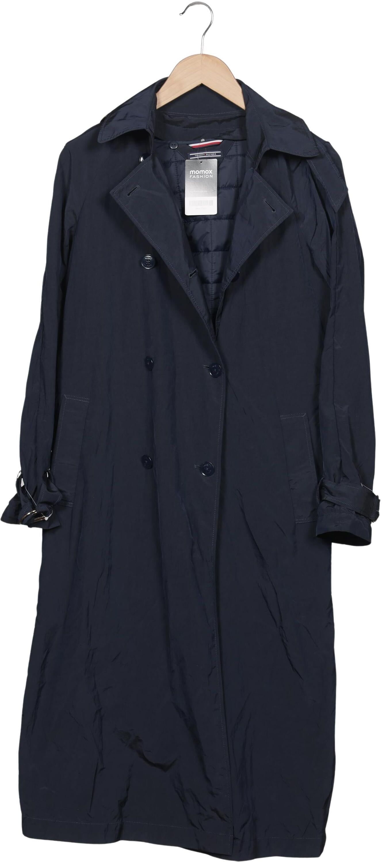 Tommy Hilfiger Damen Mantel, Marineblau, Gr. XS, Synthetik - Second Hand
