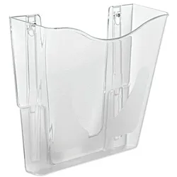deflecto Wand-Prospekthalter »Deflecto DocuPockets®« A4 hoch transparent, 26.5x26x3.5 cm