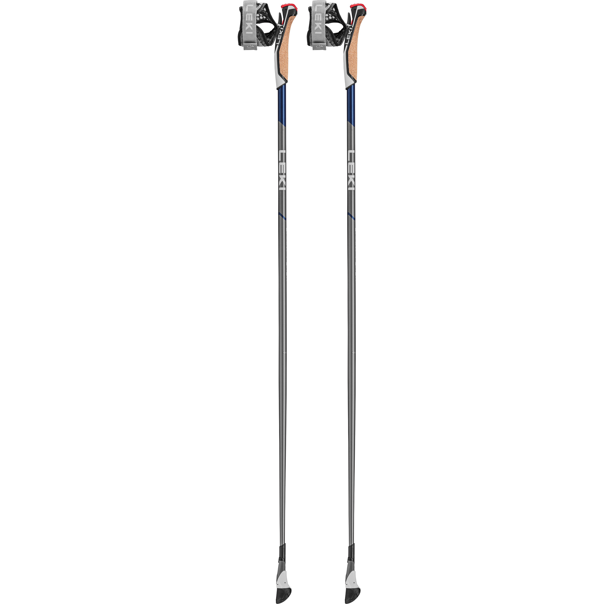 Leki Smart Flash Stöcke Wanderstöcke & Trekkingstöcke grau Größe 120CM Nordic Walking