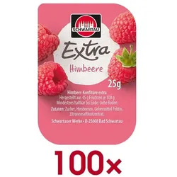 Schwartau 100er-Pack Konfitüre »Himbeer-Konfitüre Extra« 25 g